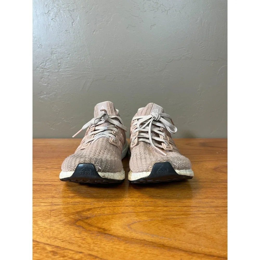 Adidas Ultra Boost 4.0 Shoes Womens 7.5 Pink Ash Pearl Running Comfort Sneakers